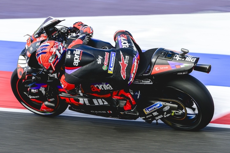 Nachdenklich schneller: Aprilia-Pilot Maverick Vinales