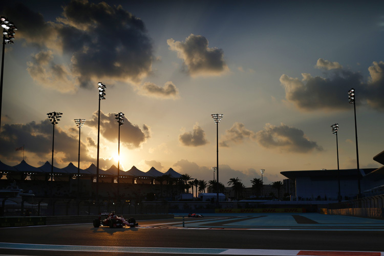 Sebastian Vettel in Abu Dhabi