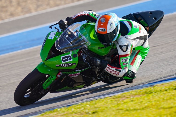 Jeffrey Buis auf der Kawasaki ZX-6R