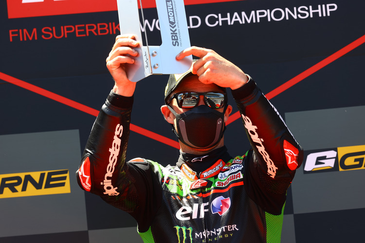 Jonathan Rea holte in Estoril seinen 102. und 103. Sieg in der WorldSBK