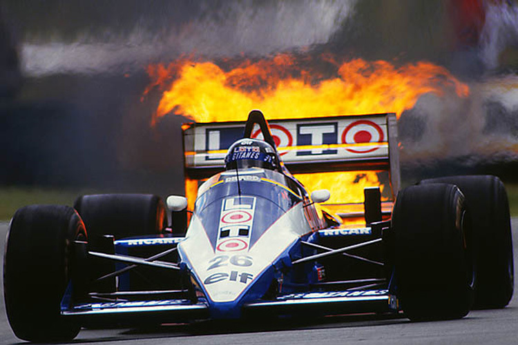 So sah ein Motorschaden in der ersten Turbo-Ära der Formel 1 aus