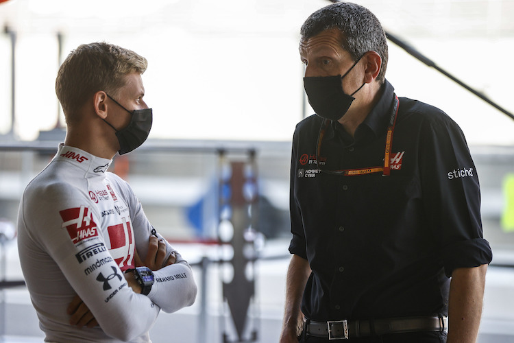 Günther Steiner und Mick Schumacher