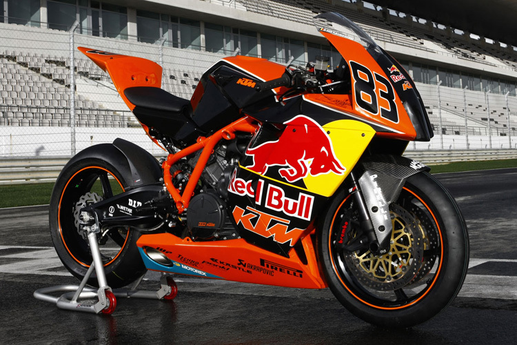 Die neue KTM RC8R im Renntrimm