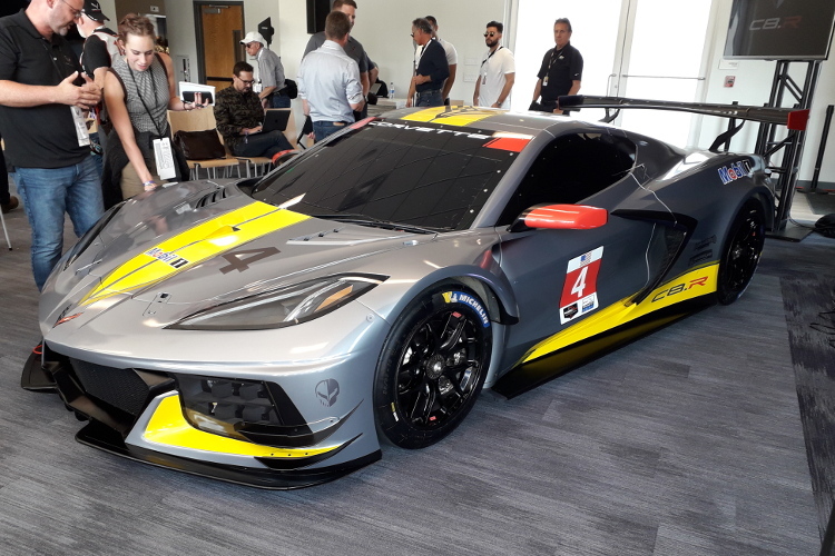 Die Corvette C8.R bei der Vorstellung in Road Atlanta