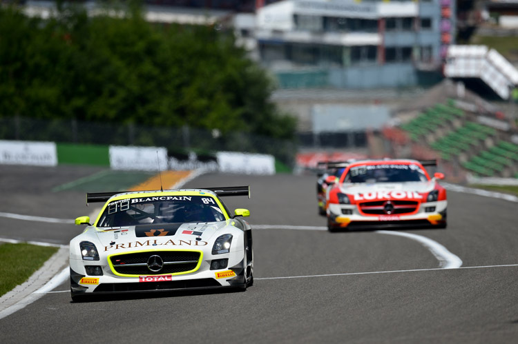 Mercedes und Bernd Schneider legte in Spa vor