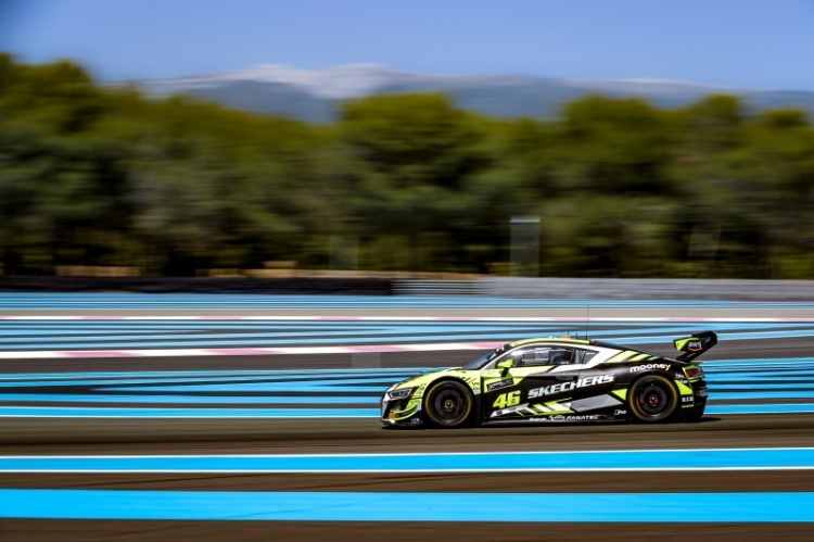 Der Audi R8 LMS GT3 evo II von Valentino Rossi in Paul Ricard