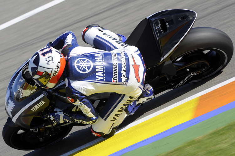 Ben Spies auf der Werks-Yamaha