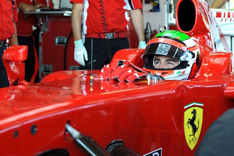 Sergio Pérez 2011 im Ferrari