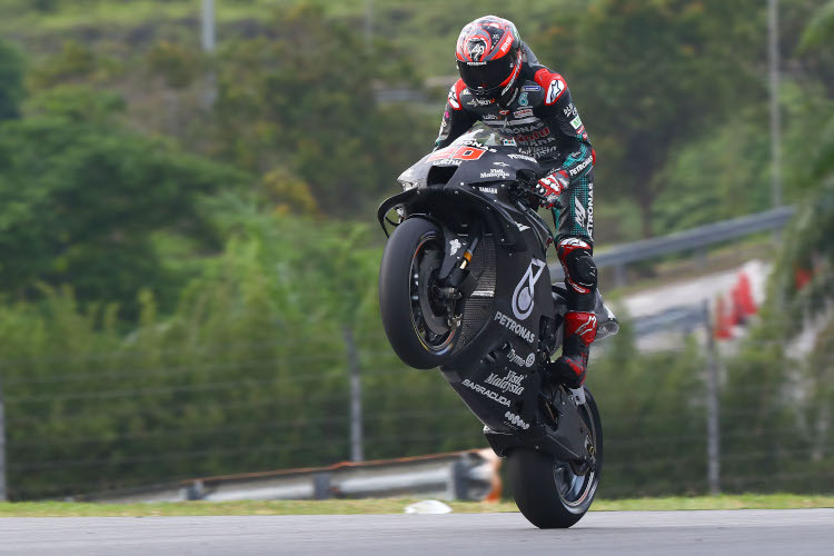 Fabio Quartararo (Yamaha) dominierte den MotoGP-Test in Sepang