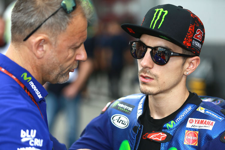 Wilco Zeelenberg mit Maverick Viñales