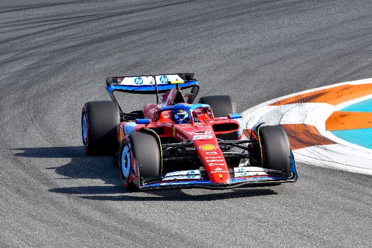 So wie hier in Miami wird der Ferrari kommende Woche in Imola nicht mehr aussehen