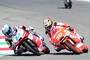 Mugello-GP 2014: Mahindra-Werkspilot Miguell Oliveira (44) wehrt such gegen Juanfran Guevara (58) auf der Kalex-KTM