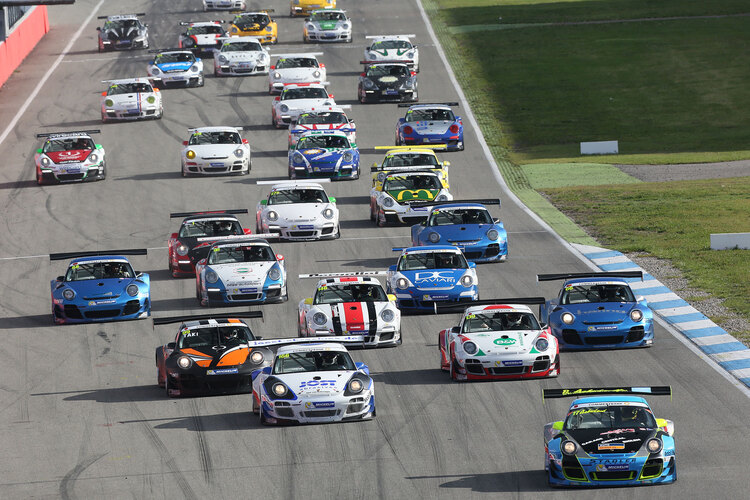 Im Porsche Super Sports Cup starten 911 GT3 R und 911 GT3 Cup