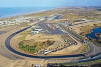 Die überhöhte Zielkurve in Zandvoort