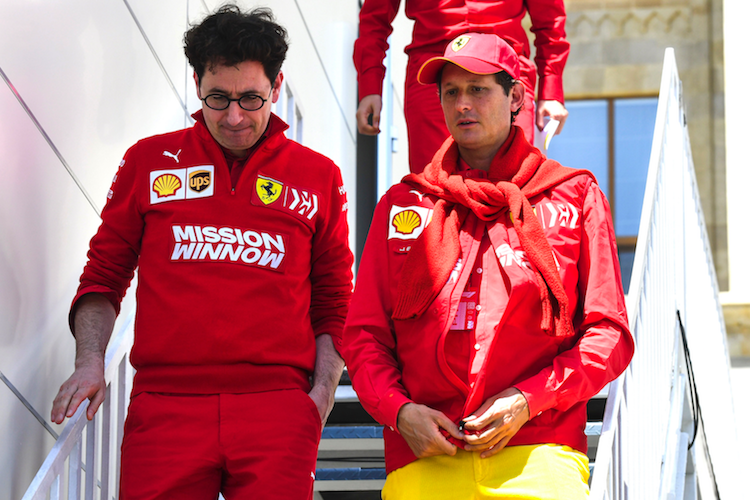 Mattia Binotto und John Elkann