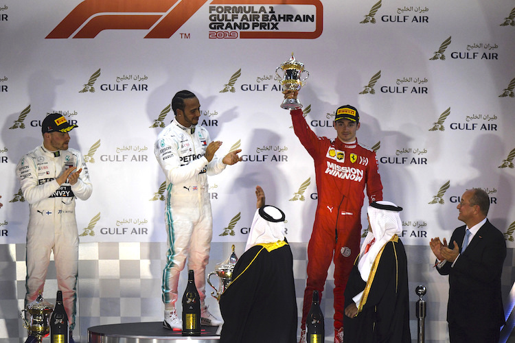 Ferrari-Pilot Charles Leclerc wurde in Bahrain Dritter