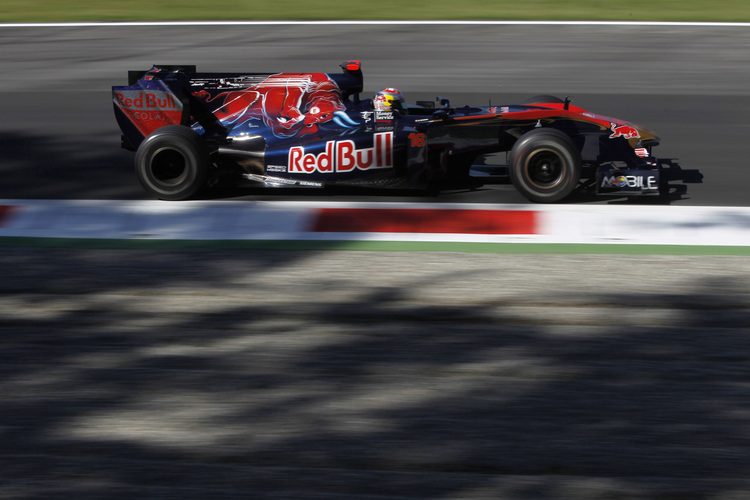 Buemi im Königlichen Park von Monza