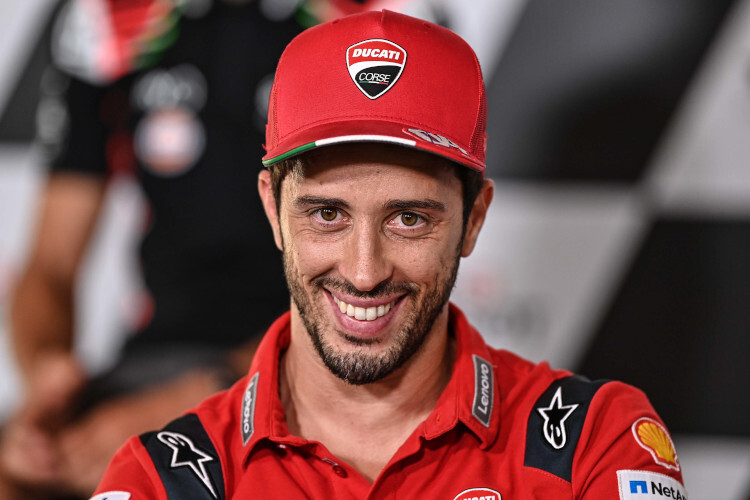 Andrea Dovizioso wirkt wieder zuversichtlich