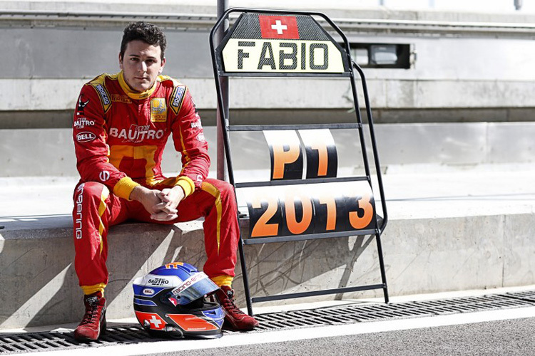Fabio Leimer nach seinem grössten Triumph: GP2-Champion 2013