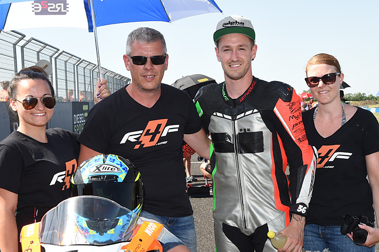 Nico Thöni (re.) mit Chris Schmid (racing4fun)