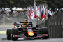 Da war das Auto noch ganz: Alex Albon