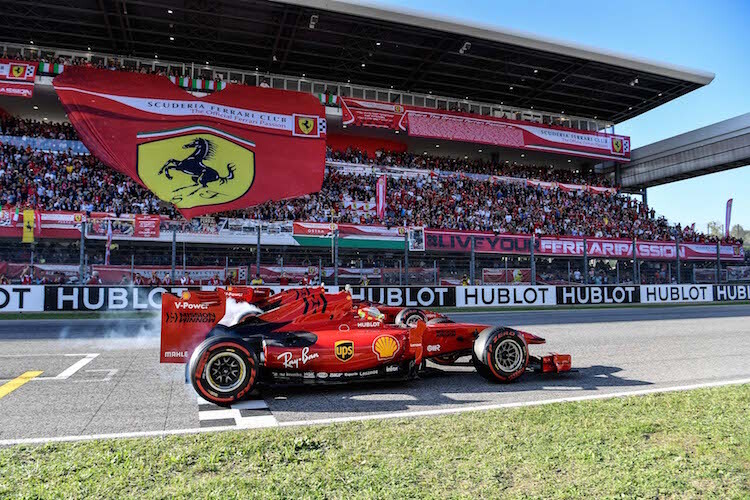 Ferrari feierte Ende 2019 in Mugello