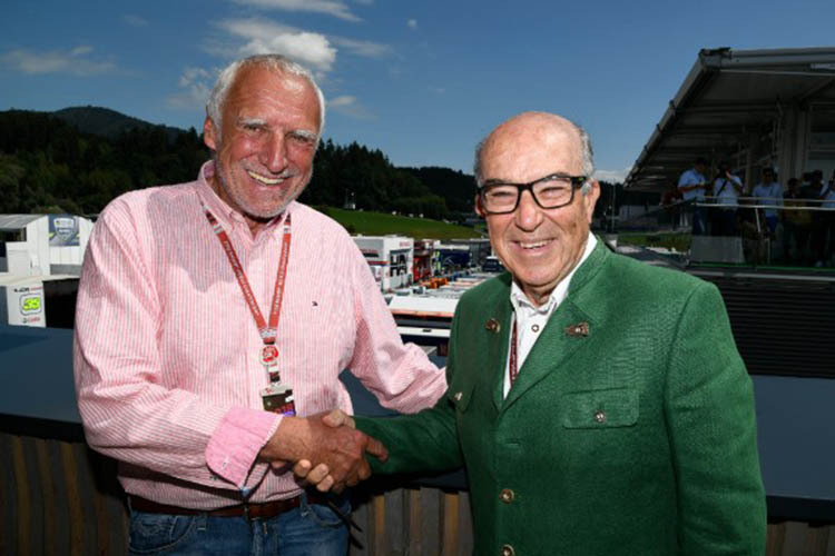 Dietrich Mateschitz mit Carmelo Ezpeleta