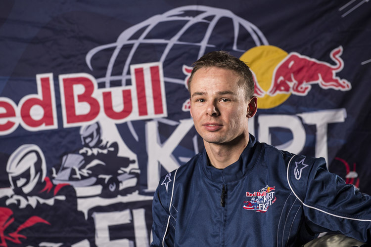 Einer der Finalisten des Red Bull Kart Fight 2015: Karl-Heinz Riedl aus Wels (OÖ) 