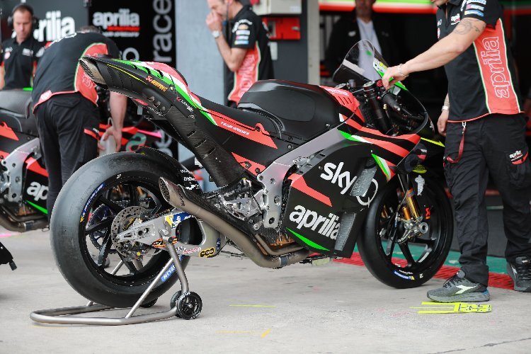 Die Aprilia RS-GP ist in der MotoGP 2019 am wenigsten standfest