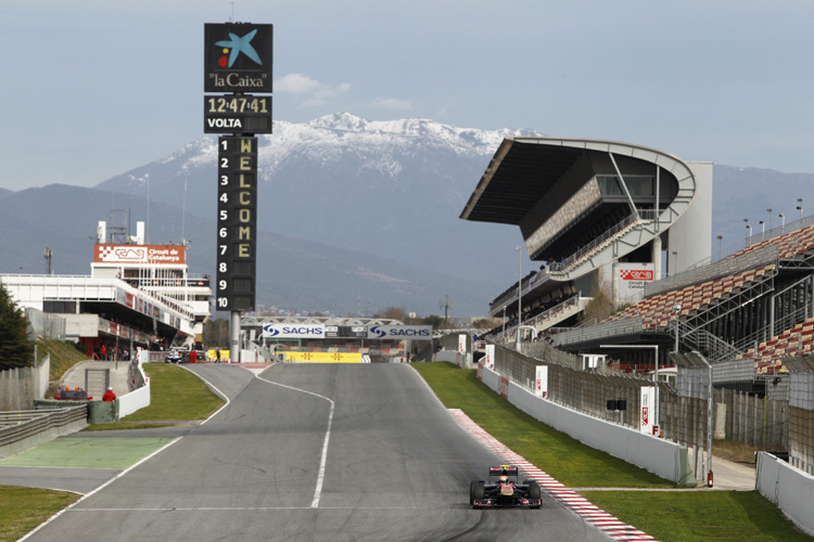 Prachtvolle Kulisse am Circuit de Catalunya