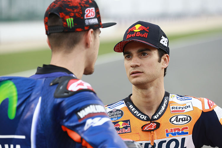 Maverick Viñales mit Dani Pedrosa