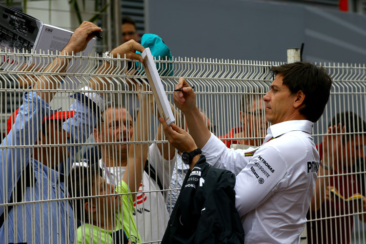 Mercedes-Motorsportdirektor Toto Wolff: «Die Eintrittshürden sind hoch, weil es sich um die Spitze des Motorsports handelt»