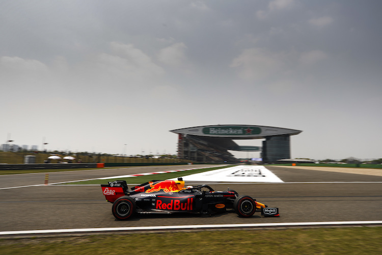 Max Verstappen in Shanghai