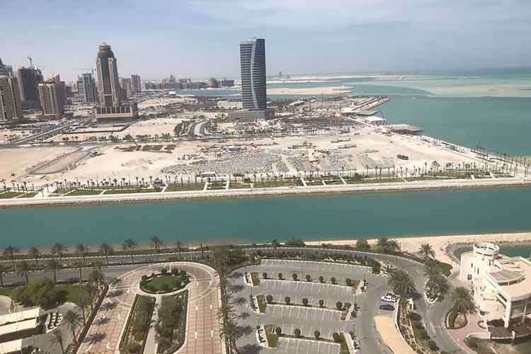 Die Hauptstadt Doha wächst und wächst