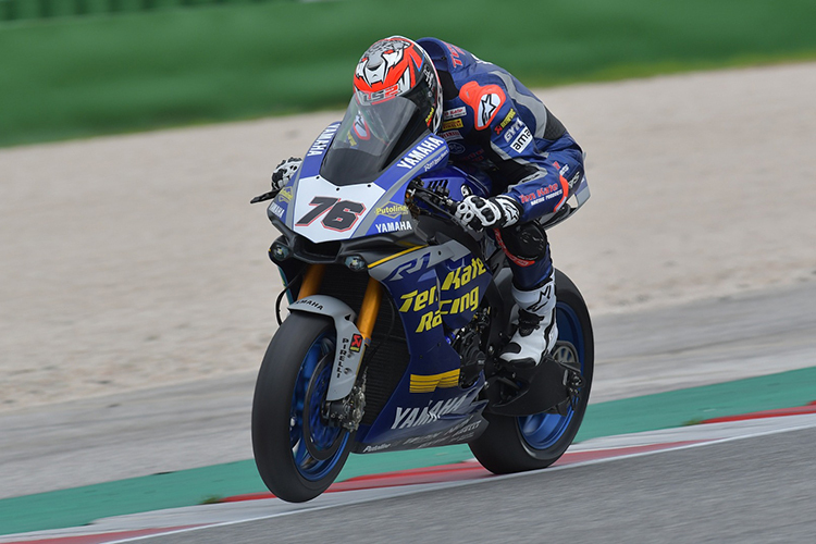 Loris Baz auf der Ten-Kate-Yamaha