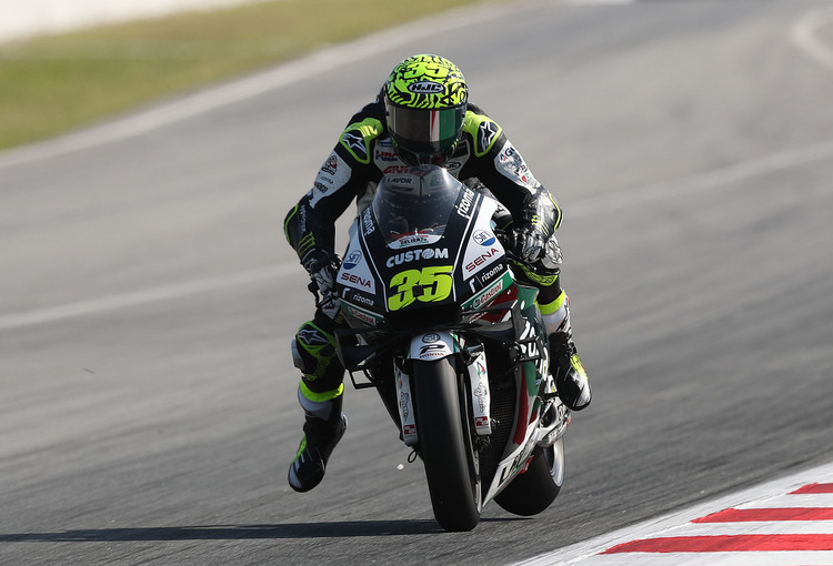 Cal Crutchlow beim Bremsen: Das Hinterad hebt ab