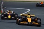 Lando Norris vor Max Verstappen in Zandvoort 2024