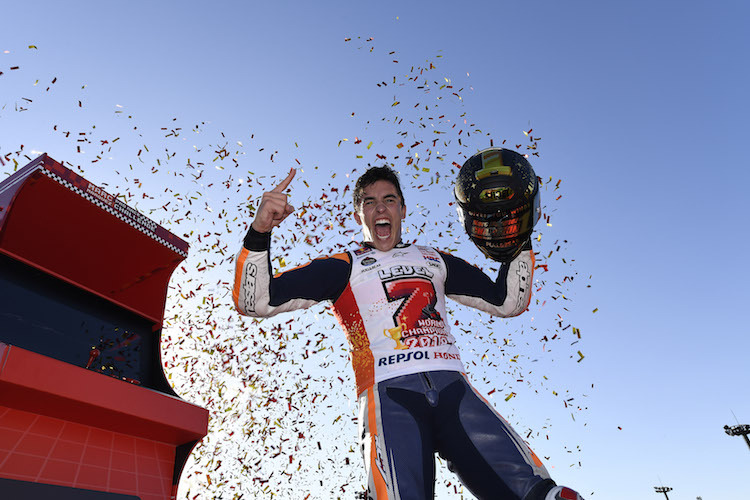 Marc Márquez durfte in Japan seinen siebten WM-Titel feiern – nun freut er sich auf Phillip Island