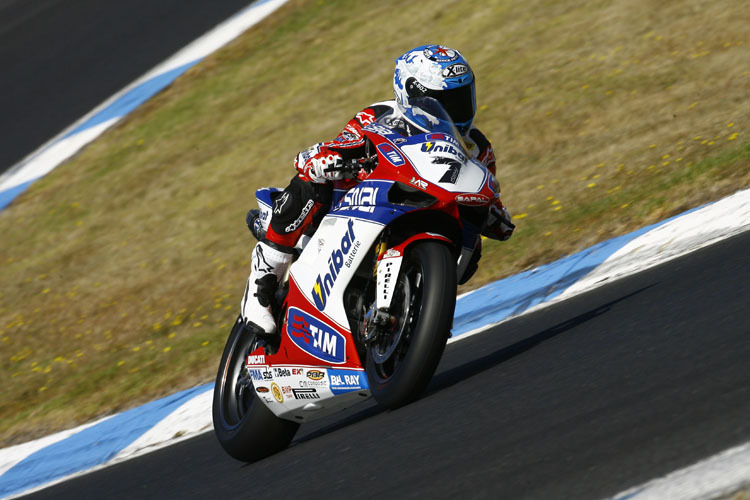 Carlos Checa beeindruckte beim Phillip Island-Test