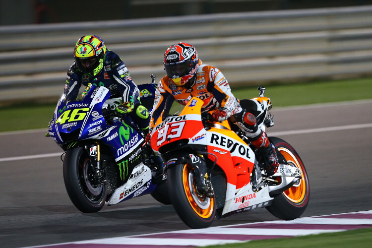 Rossi vs. Márquez: Kämpgen sie auch 2015 um den Sieg?