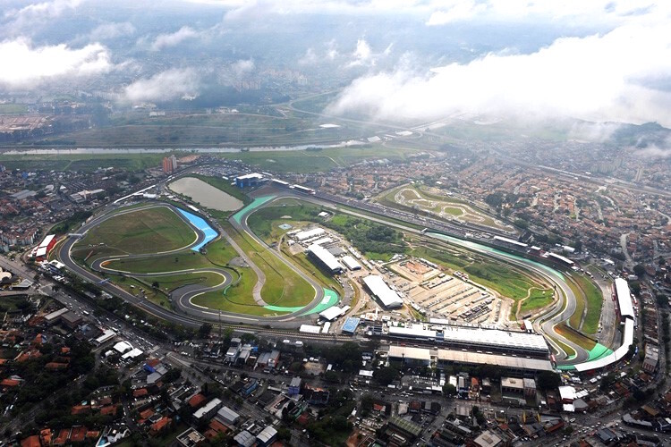 Das Autódromo José Carlos Pace in Interlagos/São Paulo 