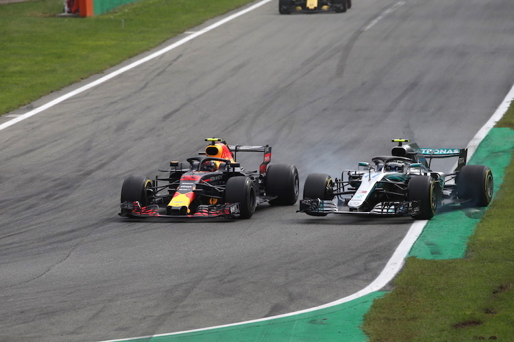 Max Verstappen gegen Valtteri Bottas in Monza