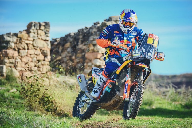 Matthias Walkner mit seiner 2019er Rallye-KTM