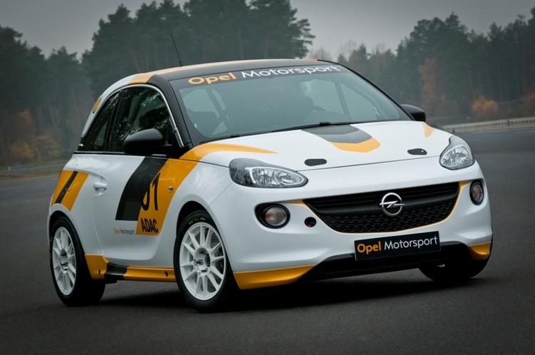 Das Cup-Fahrzeug Opel Adam