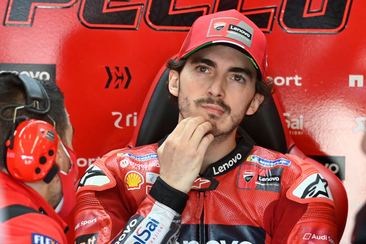 Ein nachdenklicher Pecco Bagnaia 