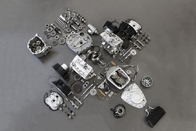 Kompiziert ist anders: Klassische Motorarchitektur mit modernen Zutaten vor allem in den Vierventil-Zylinderköpfen