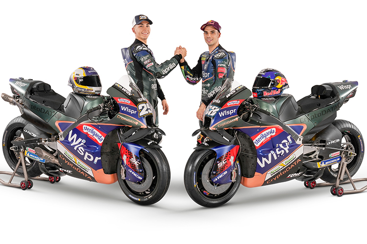 Das neue Aprilia-Kundenteam: Raúl Fernández und Miguel Oliveira