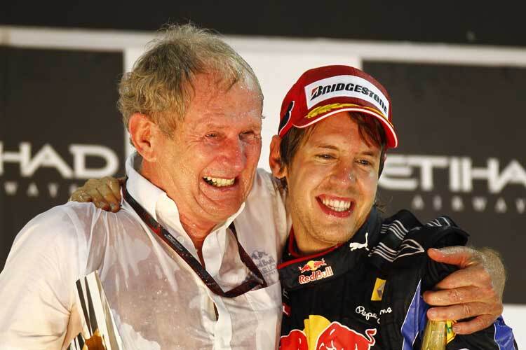 Helmut Marko und Sebastian Vettel