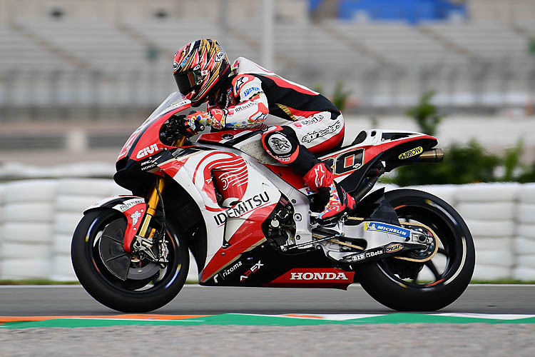 Takaaki Nakagami fühlte sich wohl bei den Testfahrten in Valencia