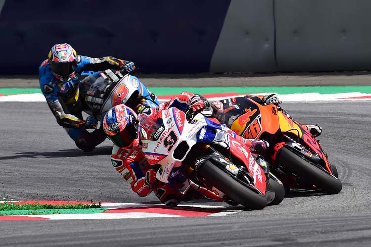 Danilo Petruccis Ducati streikte